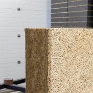 Rocafibre wood wool board, cement bonded
